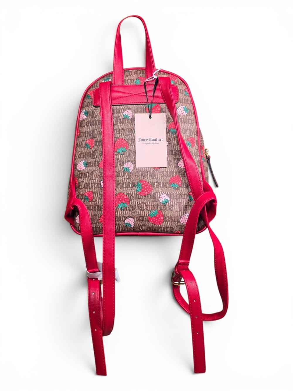 Kids Juicy Couture Strawberry Print Backpack NWT! - Picture 5 of 8